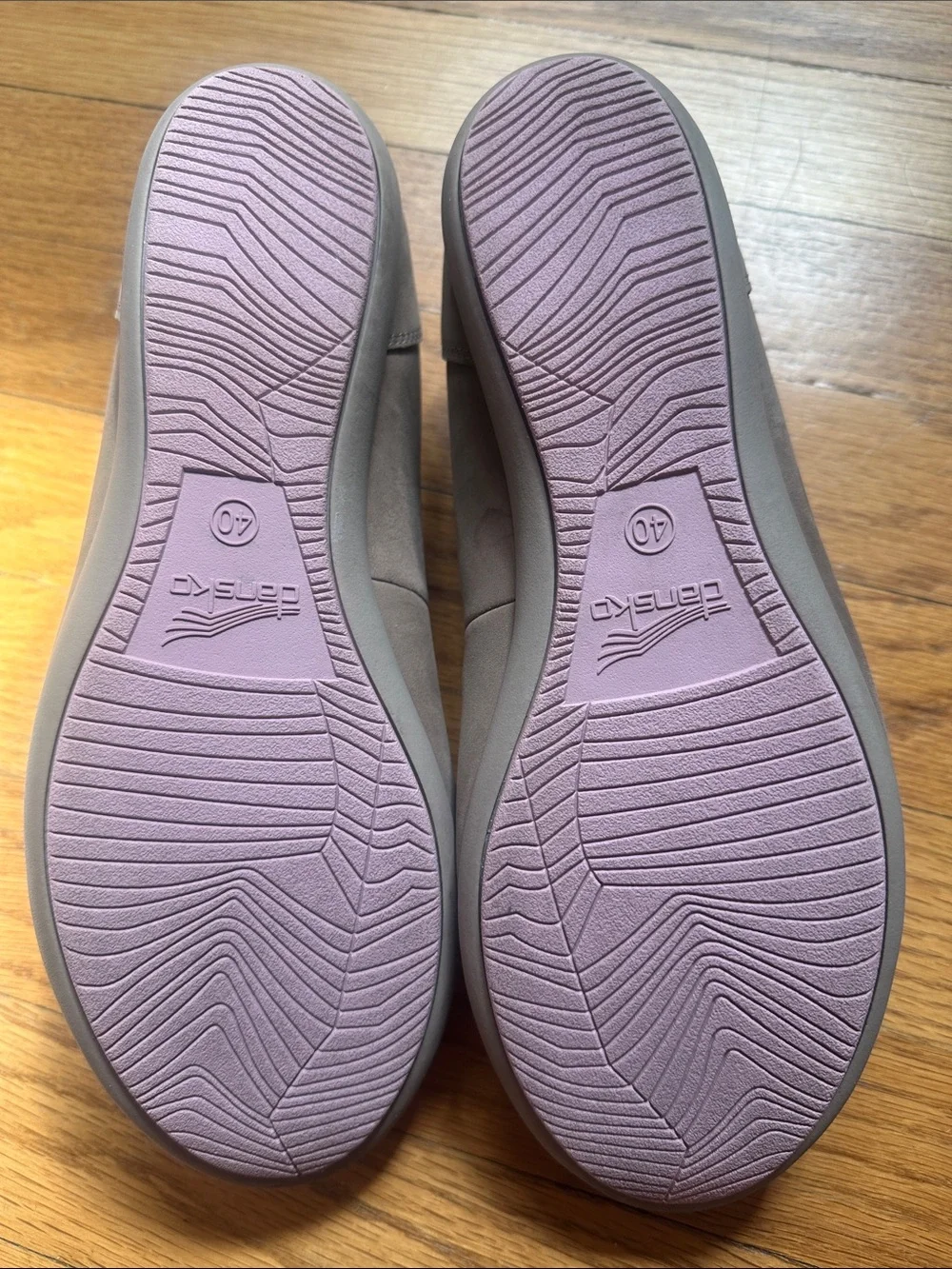 Dansko Kristen Women’s Taupe Ballet Wedge Comfortable Everyday Shoes 40/9.5-10
